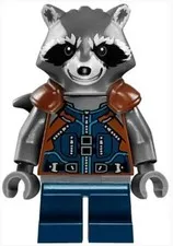 LEGO MINIFIGURE SUPER HERO ROCKET RACOON USED SH0384!!