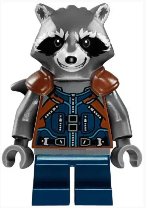 LEGO MINIFIGURE SUPER HERO ROCKET RACOON USED SH0384!!