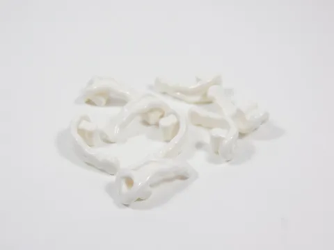 LEGO 8 White Mini Shooter w/ Shaft Weapon Minifig S3