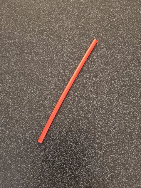 Lego Qty 1 - Red - 75c16 Hose, Rigid 3mm D. 16L / 12.8cm
