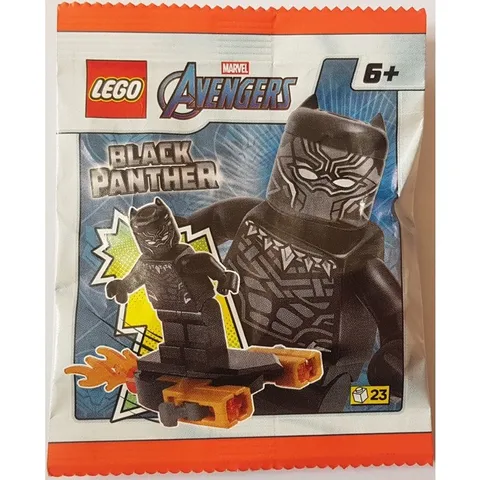 LEGO Marvel Black Panther with Hoverboard Paper Bag L0002276 (SEALED)