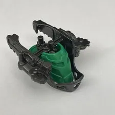 Lego 93277 92204 Gunmetal Gray Green Replacement Parts Pieces Lot of 2