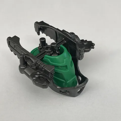 Lego 93277 92204 Gunmetal Gray Green Replacement Parts Pieces Lot of 2