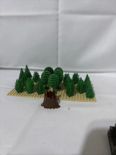 Lego Trees Bushes Lot Of 23 Fir Fruit Forest