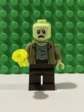 LEGO Scooby-Doo Zombie / Zeke Minifigure w/ Green Jewel, Set #75902