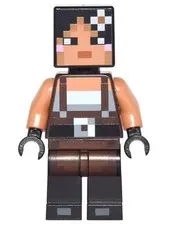 LEGO® Minifigure Minecraft min035 Minecraft Skin 2 Pixelated Female w/Flower and