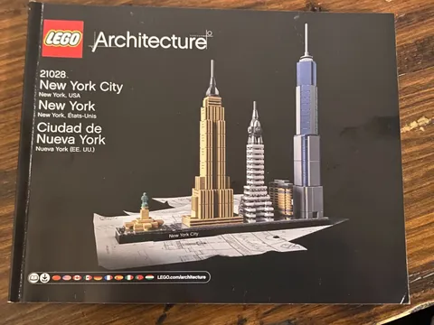 Lego Architecture NEW YORK CITY 21028 *INSTRUCTIONS ONLY*