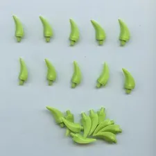 LEGO x 20 Lime Barb / Claw / Horn / Tooth - Medium 87747