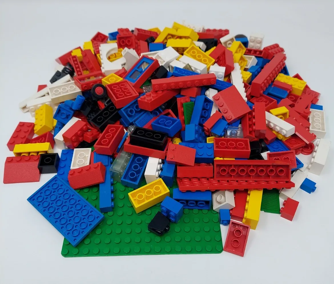 LEGO 1.69 Pound LB 360 Pieces Mixed Bulk Lot Random Bricks Blocks Pieces USED