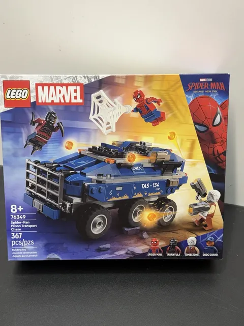 LEGO 76349 Marvel Spider-Man Prison Transport Chase Sealed NEW Minifigures 