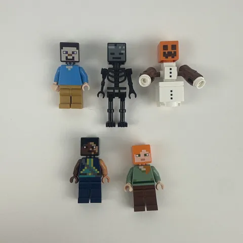 Lego Minecraft Minifigure Lot of 5 #1