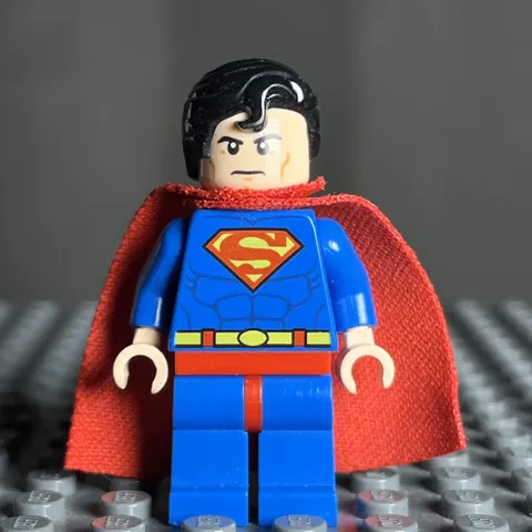 LEGO Superman Minifigure sh0156 76040 DC Super Heroes CMF Lot Rare Retired 2K