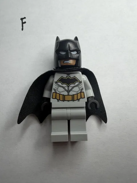 LEGO Batman The Dark Knight's Minifigure Blueish Gray Suit HTF Rare Lot B