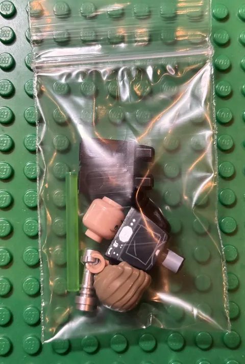 LEGO Luke Skywalker - Jedi, Hair with Side Part, Smile 75419 sw1476 Minifig