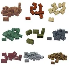 LEGO® Brick 1x2 w/ Masonry Profile - Choose Color & Quantity - Part ID: 98283