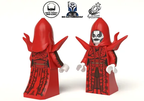 LEGO Star Wars Light Custom BrickDaddy Mother Talzin Crimson Conjuror Minifigure