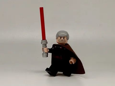 Custom Classic Lego Star Wars Count Dooku TCS Style
