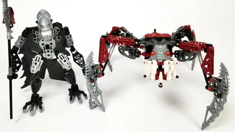 LEGO Bionicle 8764 Vezon & Fenrakk Complete Titan Warrior Reproduction Cape