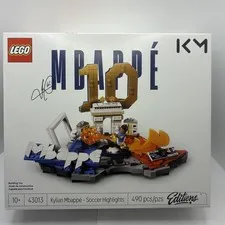 LEGO Editions Kylian Mbappe Soccer Highlights 43013 Building Set 490 Pcs NEW