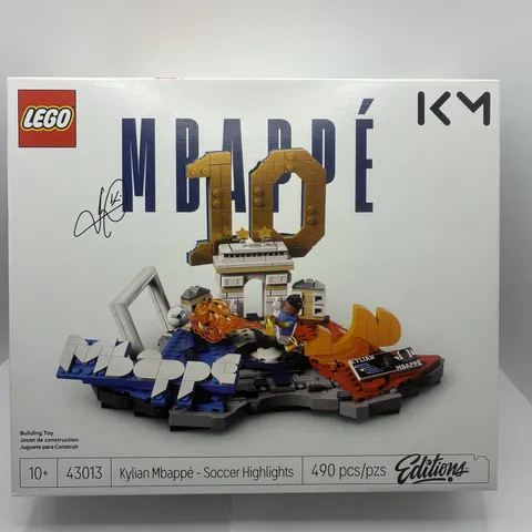 LEGO Editions Kylian Mbappe Soccer Highlights 43013 Building Set 490 Pcs NEW