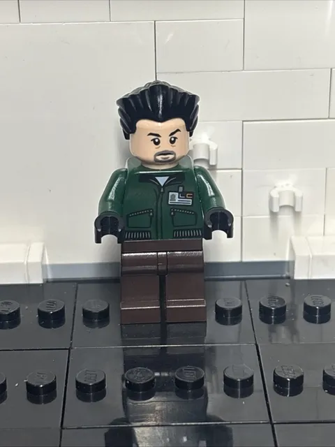 LEGO minifigure minifig Lego New Lexcorp Henchman 2 Minifigure Dark Brown Legs