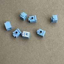 Lego Light Blue Replacement Parts Pieces Lot of 7