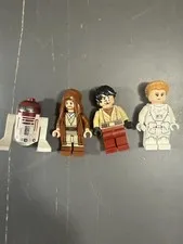 LEGO Star Wars Minifigure Lot R2-D2 Obi-Wan Anakin Luke Hoth Vintage 1999