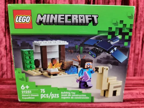 LEGO Minecraft: Steve's Desert Expedition (21251) New Damaged Box Legos Play new