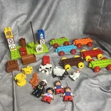 Lego Duplo Cars Train Base Vehicle Toy Figures  Animals Mixed Lot 30pcs B25