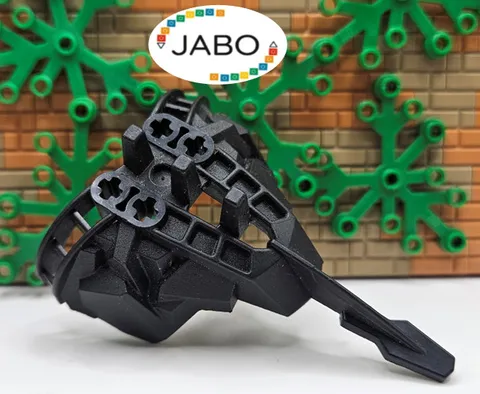 ( S17 / 3 / 28 ) LEGO Bionicle 64291 Chest Armor Stronius Black