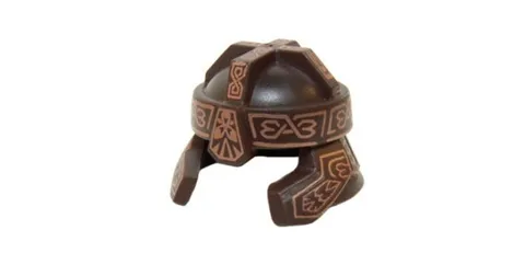 LEGO Minifigure, Headgear Helmet Castle with Cheek and Neck (Gimli) 10056pb01