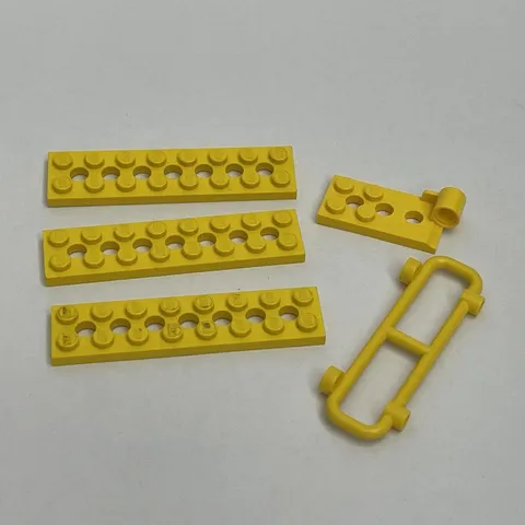 Lego 98285 3738 2486 Yellow Replacement Add-on Pieces Parts Lot of 5