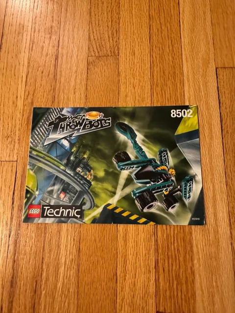Lego Technic Throw Bots Turbo (8502) Instruction Booklet Only