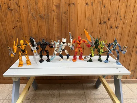 LEGO BIONICLE Glatorian Legends All 6 Sets Instructions Rare Collector Mata Nui