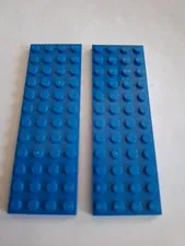 No 425.   2x Lego plate 4x12.  3029 Blue