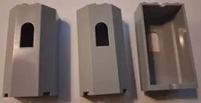 O-1 Lego Lot 3 Light Bluish Gray Panel Turret Wall 3 x 4 x 6 30246 10176