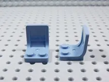 LEGO Lot of 2 Sand Blue Chairs Seats Accessory Minifig BQ