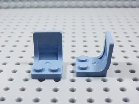 LEGO Lot of 2 Sand Blue Chairs Seats Accessory Minifig BQ