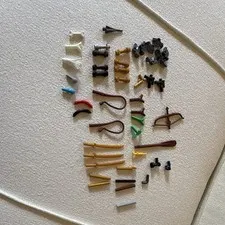 47 LEGO Minifigure Accessories Weapons & Tools Bulk Lot Multicolor Plastic