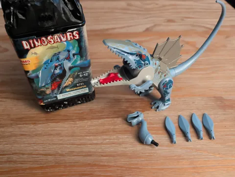 Vintage 2001 LEGO 6721 Dinosaurs MOSASAURUS Pre Owned 100% Complete 🦕🦖