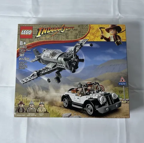 LEGO Indiana Jones 77012 Fighter Plane Chase 387pcs Age 8+ 2023 Box