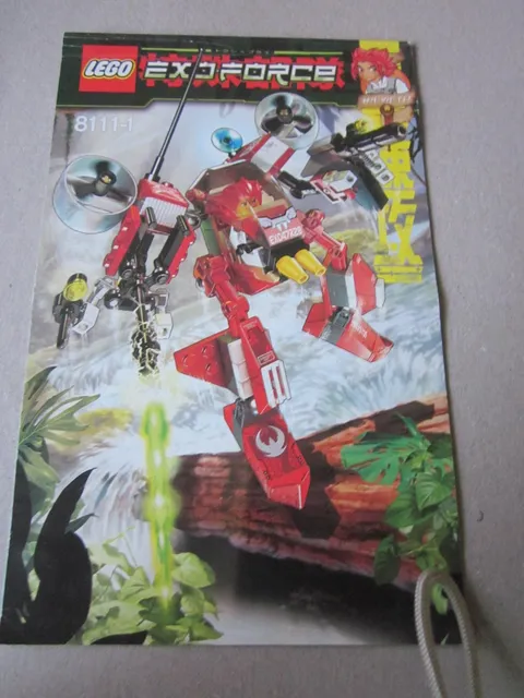 Lego 8111 Exoforce Building Instructions Instructions Part 1 and 2, Part 1 and 2