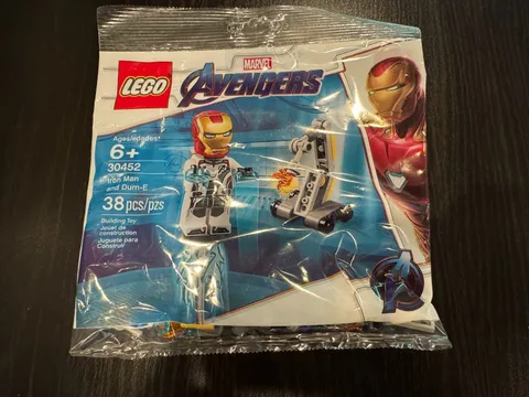 LEGO Super Heroes Marvel Avengers: Iron Man and Dum-E minifigure polybag 30452