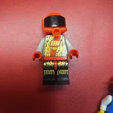 LEGO Space Minifigure RoboForce Red (Genuine) Cracked Arm