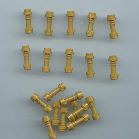 Star Wars LEGO x20 Pearl Gold Minifigure, Weapon Lightsaber Hilt Straight