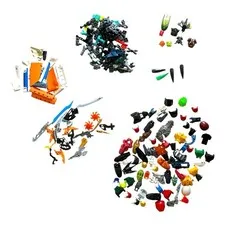 LEGO BIONICLE Hero Factory Bulk Lot 1 lb Pound Random Pieces Parts Masks Sorted