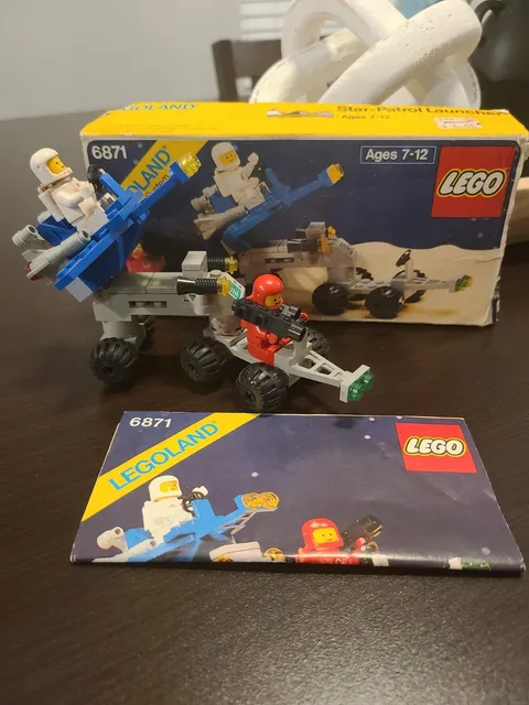 LEGO Space: Star Patrol Launcher 6871 RARE Original Box & Instructions COMPLETE