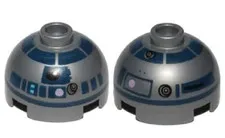 LEGO Starwars, Brick, Round 2 x 2 Dome Top with Bright Pink Dots inv.625