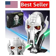 Collectible General Grievous Helmet Set - 710 PCS for Movie Fans and Builders