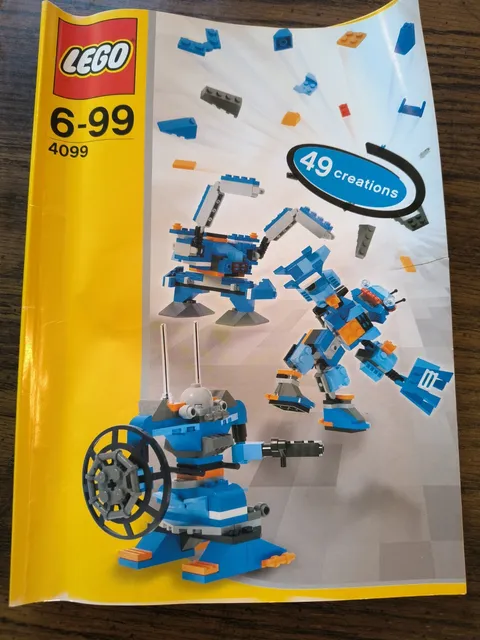 Vintage 2003 LEGO Creator Designer Series 4099 Robobots Instruction Manual ONLY
